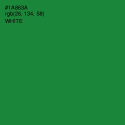 #1A863A - Forest Green Color Image